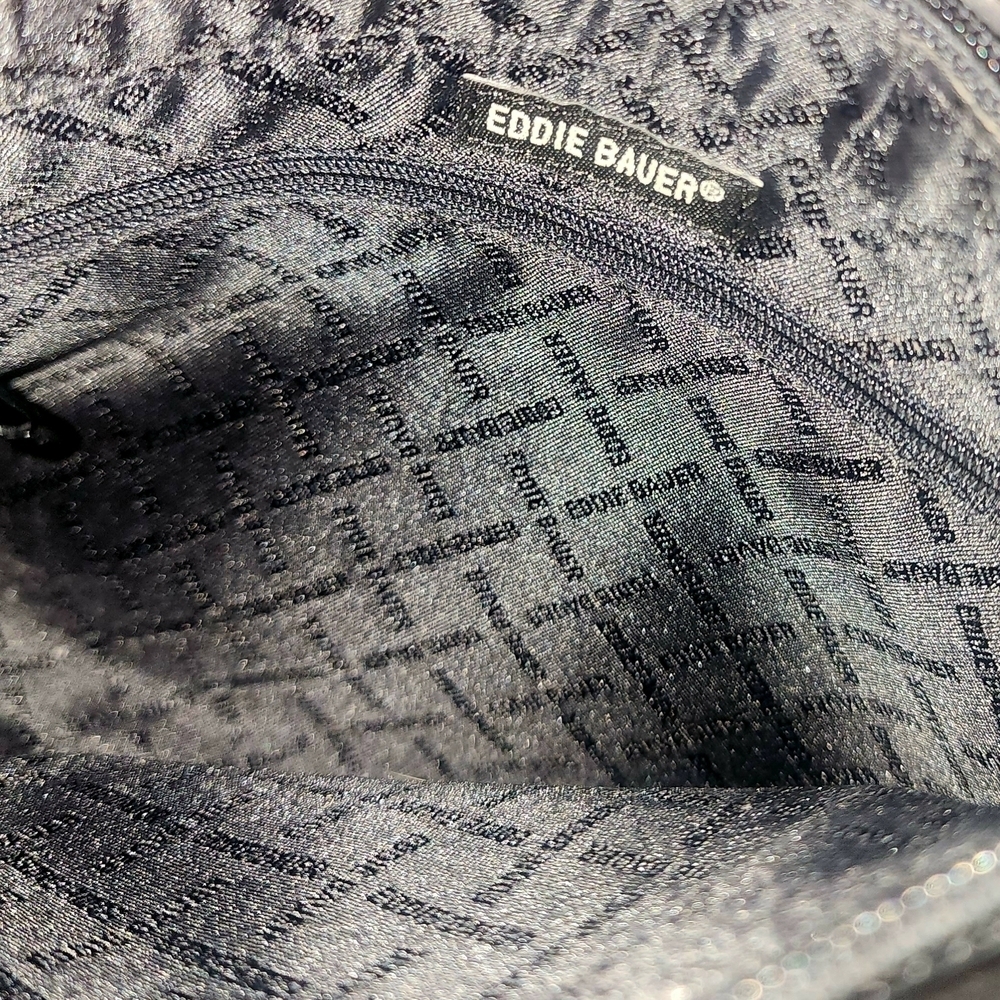 Eddie Bauer 100% WoolPlaid Mini Purse Handbag Leather Trim Small Women's - Picture 9 of 12